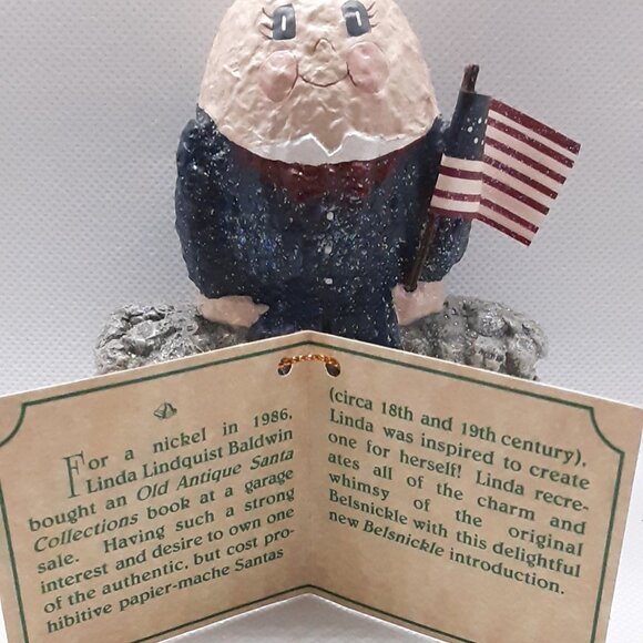 NEW Enesco collectable patriotic belsnickle - Picture 2 of 15